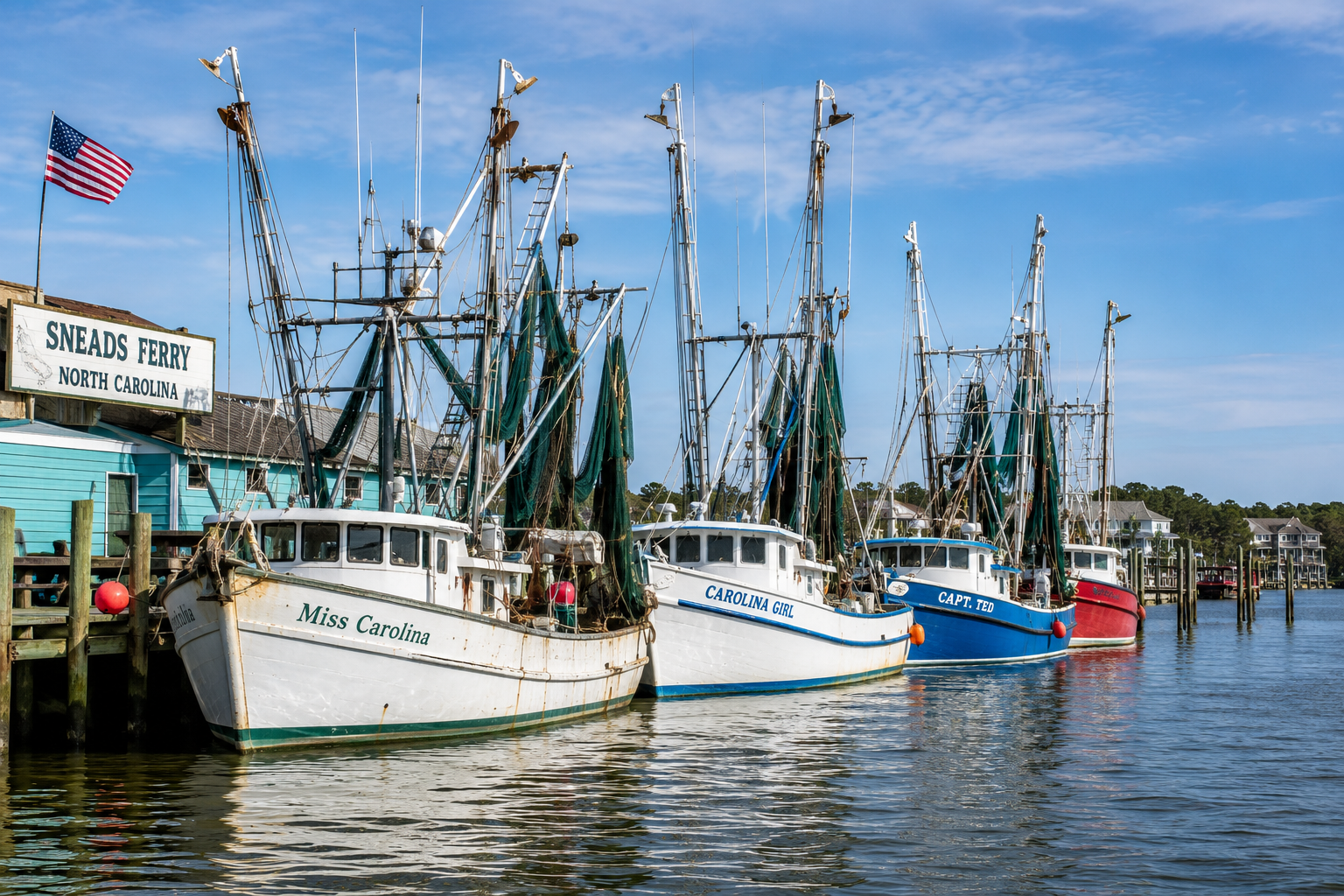 Why Sneads Ferry Is Known as North Carolina’s “Shrimp Capital”