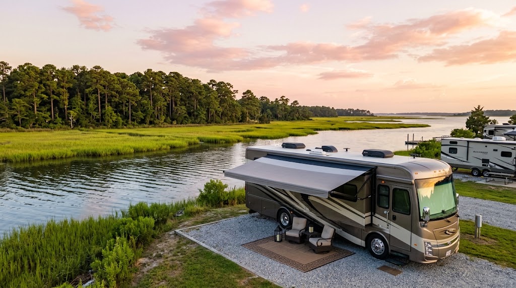 waterfront RV living