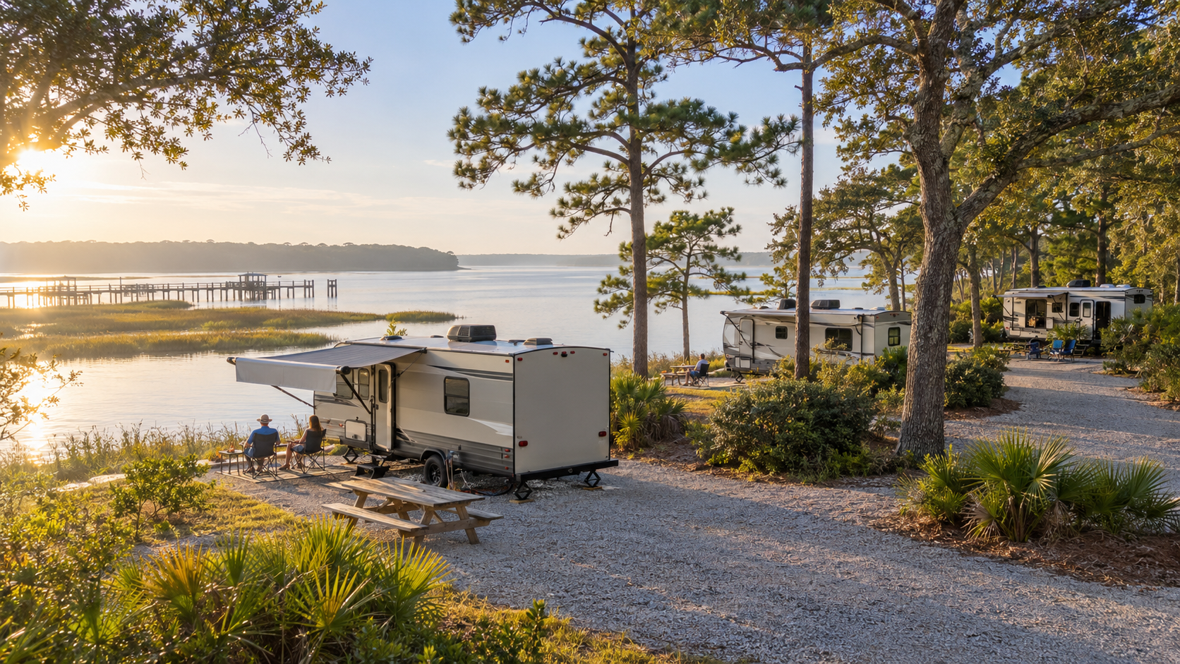 waterfront RV sites